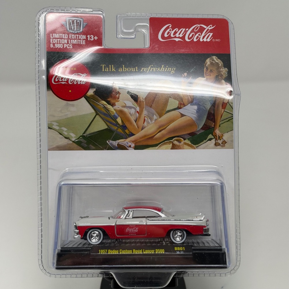 M2 Machines Coca-Cola 1957 Dodge Custom Royal Lancer D500 BB01 20-31 Limited Ed